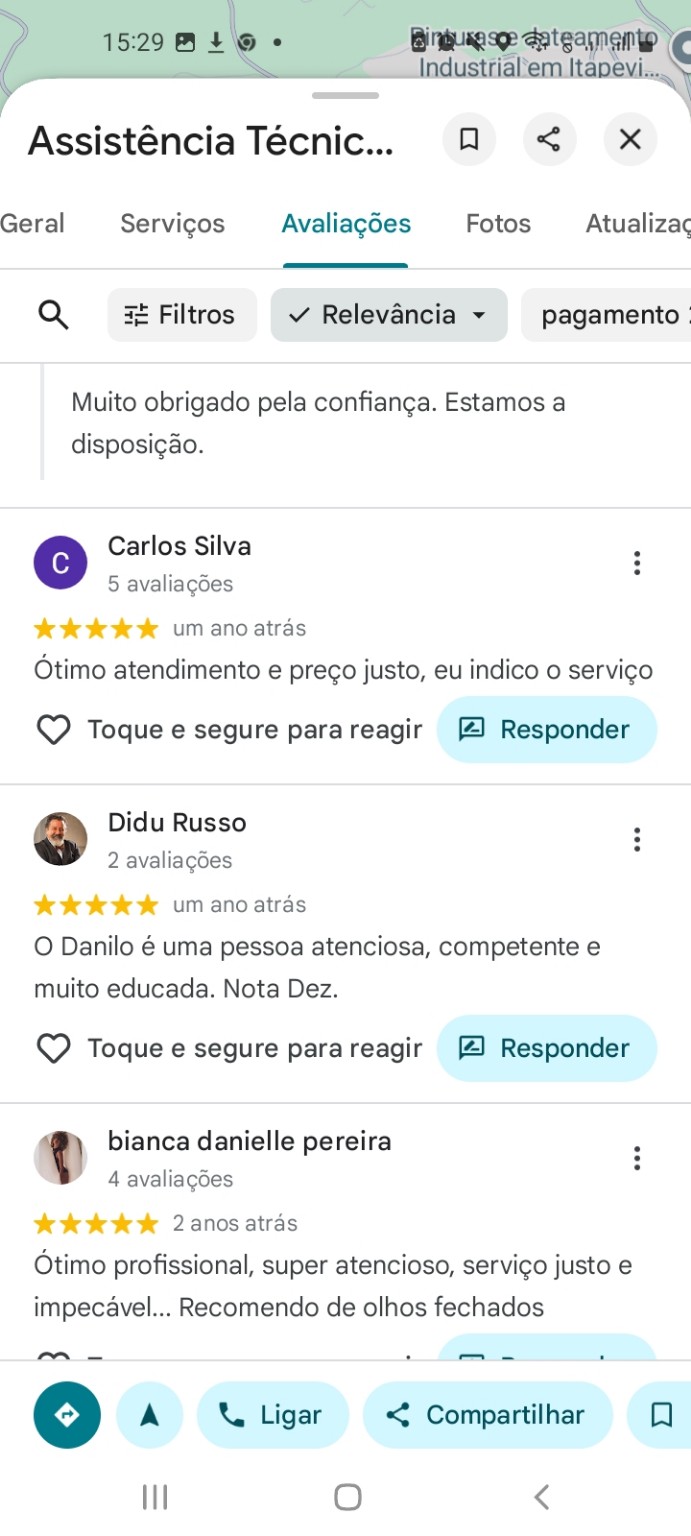 Mais avaliações reais da Planetec Refrigeração no Google